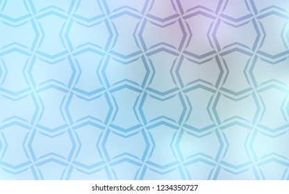 Light BLUE vector template with repeated sticks. Modern geometrical abstract illustration with Lines. Pattern for ads, posters, banners.