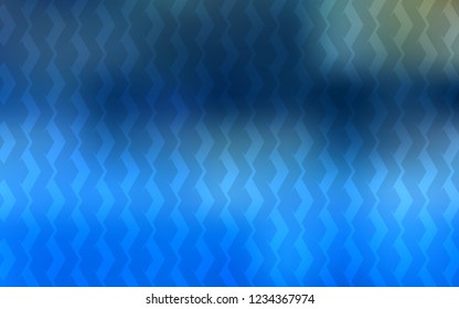 Light BLUE vector template with repeated sticks. Modern geometrical abstract illustration with Lines. Pattern for ad, booklets, leaflets.