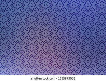 Light BLUE vector template with repeated sticks. Decorative shining illustration with lines on abstract template. Smart design for your business advert.