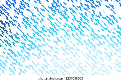 Light BLUE vector template with repeated sticks. Shining colored illustration with narrow lines. Pattern for websites, landing pages.