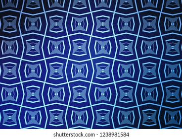 Light BLUE vector template with repeated sticks. Shining colored illustration with narrow lines. Pattern for business booklets, leaflets.