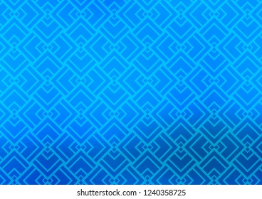Light BLUE vector template with repeated sticks. Lines on blurred abstract background with gradient. Pattern for business booklets, leaflets.