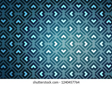 Light BLUE vector template with repeated sticks. Modern geometrical abstract illustration with staves. Smart design for your business advert.