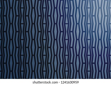 Light BLUE vector template with repeated sticks. Lines on blurred abstract background with gradient. The template can be used as a background.