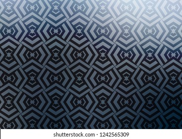Light BLUE vector template with repeated sticks. Glitter abstract illustration with colored sticks. Backdrop for TV commercials.