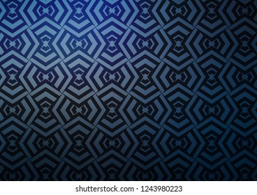 Light BLUE vector template with repeated sticks. Shining colored illustration with narrow lines. Backdrop for TV commercials.