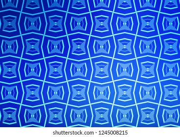Light BLUE vector template with repeated sticks. Lines on blurred abstract background with gradient. Smart design for your business advert.