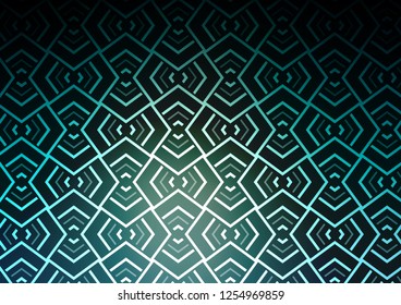 Light BLUE vector template with repeated sticks. Modern geometrical abstract illustration with staves. Pattern for websites, landing pages.