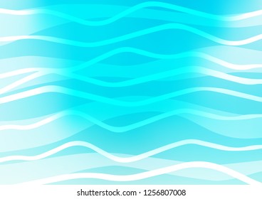 Light BLUE vector template with repeated sticks. Modern geometrical abstract illustration with staves. Best design for your ad, poster, banner.