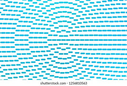 Light BLUE vector template with repeated sticks. Glitter abstract illustration with colored sticks. Pattern for websites, landing pages.