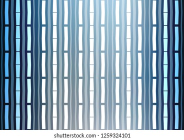 Light BLUE vector template with repeated sticks. Decorative shining illustration with lines on abstract template. The pattern can be used for websites.
