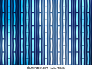 Light BLUE vector template with repeated sticks. Lines on blurred abstract background with gradient. Best design for your ad, poster, banner.