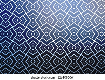Light BLUE vector template with repeated sticks. Modern geometrical abstract illustration with staves. Pattern for ads, posters, banners.