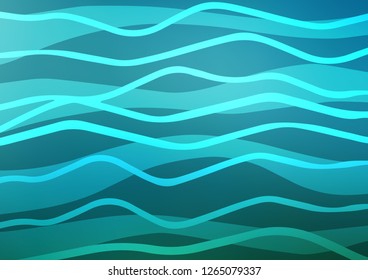 Light BLUE vector template with repeated sticks. Decorative shining illustration with lines on abstract template. Smart design for your business advert.