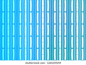Light BLUE vector template with repeated sticks. Decorative shining illustration with lines on abstract template. The pattern can be used for websites.