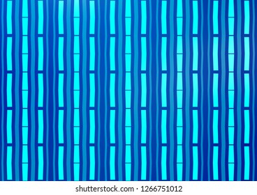 Light BLUE vector template with repeated sticks. Shining colored illustration with narrow lines. The pattern can be used for websites.