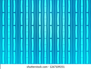 Light BLUE vector template with repeated sticks. Glitter abstract illustration with colored sticks. Smart design for your business advert.