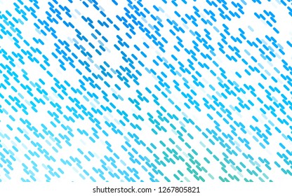 Light BLUE vector template with repeated sticks. Blurred decorative design in simple style with lines. Best design for your ad, poster, banner.