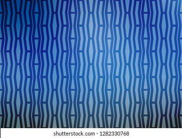 Light BLUE vector template with repeated sticks. Lines on blurred abstract background with gradient. The template can be used as a background.