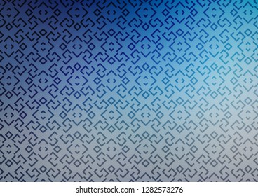 Light BLUE vector template with repeated sticks. Glitter abstract illustration with colored sticks. Pattern for websites, landing pages.