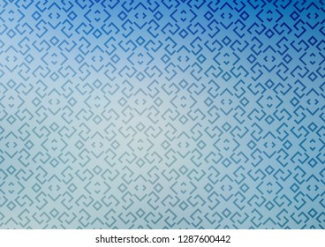 Light BLUE vector template with repeated sticks. Shining colored illustration with narrow lines. Pattern for ads, posters, banners.