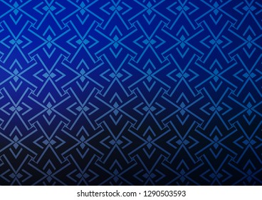 Light BLUE vector template with repeated sticks. Shining illustration with lines on abstract template. Best design for your ad, poster, banner.