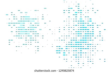 Light BLUE vector template with repeated sticks. Modern geometrical abstract illustration with staves. The pattern can be used as ads, poster, banner for commercial.