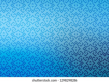 Light BLUE vector template with repeated sticks. Modern geometrical abstract illustration with staves. Pattern for ads, posters, banners.