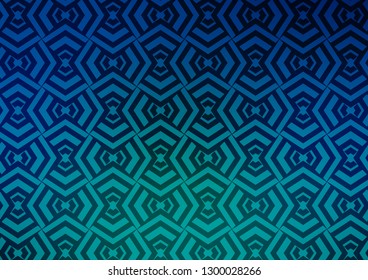 Light BLUE vector template with repeated sticks. Shining colored illustration with narrow lines. Pattern for websites, landing pages.