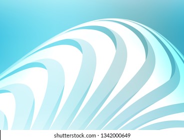 Light BLUE vector template with repeated sticks. Modern geometrical abstract illustration with staves. The template can be used as a background.