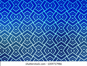 Light BLUE vector template with repeated sticks. Blurred decorative design in simple style with lines. Smart design for your business advert.