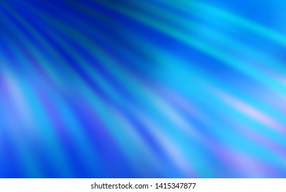 Light BLUE vector template with repeated sticks. Lines on blurred abstract background with gradient. Pattern for ads, posters, banners.