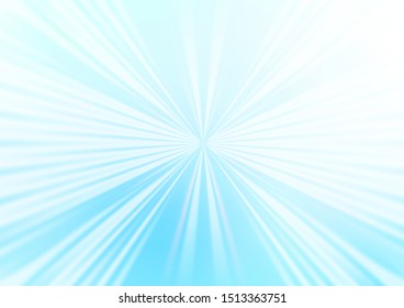 Light BLUE vector template with repeated sticks. Modern geometrical abstract illustration with staves. Pattern for business booklets, leaflets.