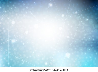 Light BLUE vector template with repeated sticks. Shining colored illustration with sharp stripes. Pattern for your busines websites.