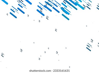 Light BLUE vector template with repeated sticks. Lines on blurred abstract background with gradient. Pattern for websites, landing pages.