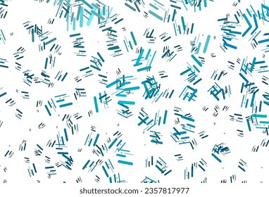 Light BLUE vector template with repeated sticks. Lines on blurred abstract background with gradient. Best design for your ad, poster, banner.