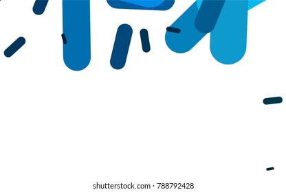 Light BLUE vector template with repeated sticks. Blurred decorative design in simple style with lines. The pattern can be used for websites.
