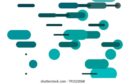 Light BLUE vector template with repeated sticks. Shining colored illustration with rounded stripes. The pattern can be used for medical ad, booklets, leaflets