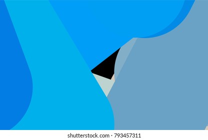 Light BLUE vector template with repeated sticks. Decorative shining illustration with lines on abstract template. The pattern can be used as ads, poster, banner for medicine.