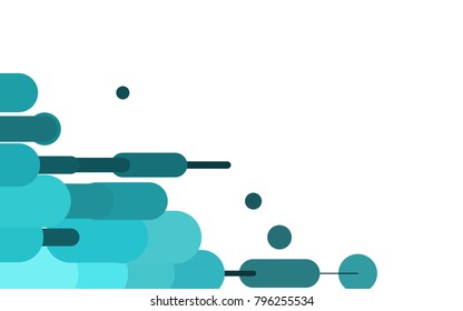 Light BLUE vector template with repeated sticks. Glitter abstract illustration with colored sticks. The pattern can be used for medical ad, booklets, leaflets