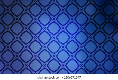 Light BLUE vector template with sky stars. Blurred decorative design in simple style with stars. Pattern for websites, landing pages.