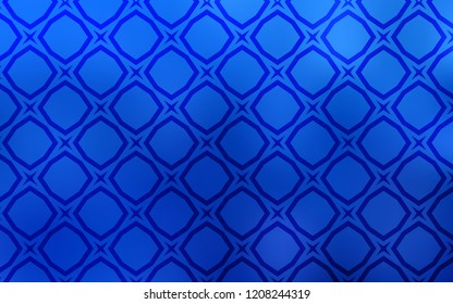 Light BLUE vector template with sky stars. Decorative illustration with stars on abstract template. Best design for your ad, poster, banner.