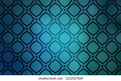 Light BLUE vector template with sky stars. Blurred decorative design in simple style with stars. Smart design for your business advert.