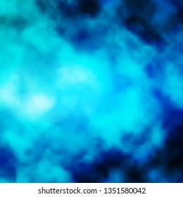 Light BLUE vector template with sky, clouds. Gradient illustration with colorful sky, clouds. Pattern for your commercials.