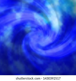 Light BLUE vector template with sky, clouds. Shining illustration with abstract gradient clouds. Pattern for your booklets, leaflets.