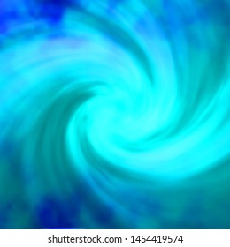 Light BLUE vector template with sky, clouds. Colorful illustration with abstract gradient clouds. Beautiful layout for uidesign.