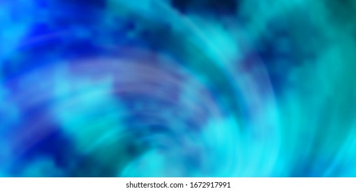 Light BLUE vector template with sky, clouds. Shining illustration with abstract gradient clouds. Colorful pattern for appdesign.
