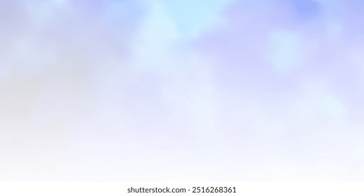 Light BLUE vector template with sky, clouds. Shining illustration with abstract gradient clouds. Colorful pattern for appdesign.