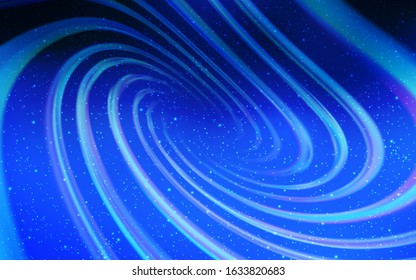 Light BLUE vector template with space stars. Shining illustration with sky stars on abstract template. Pattern for astrology websites.