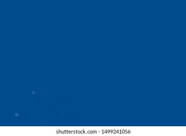 Light BLUE vector template with spots, rectangles. Colorful gradient with circles, rectangles on abstract backdrop. Pattern for beautiful websites.
